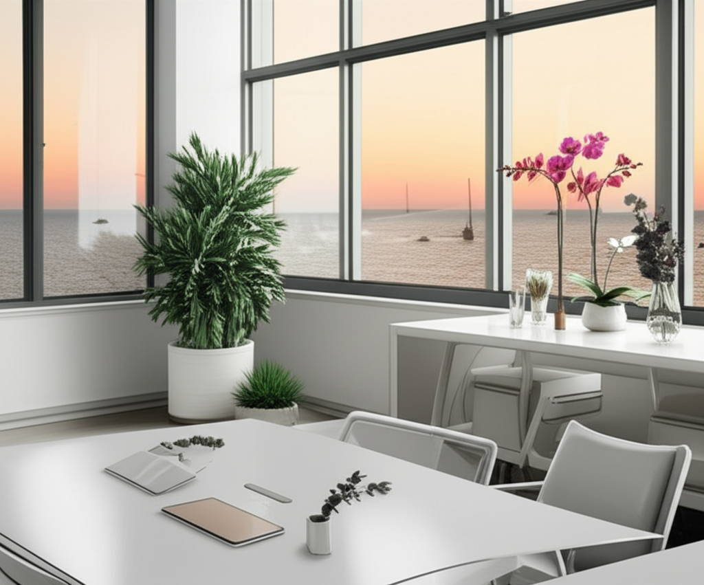 Professional and welcoming office setting